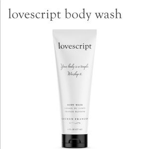 Lovescript Orange Blossom Body Wash! Sealed!